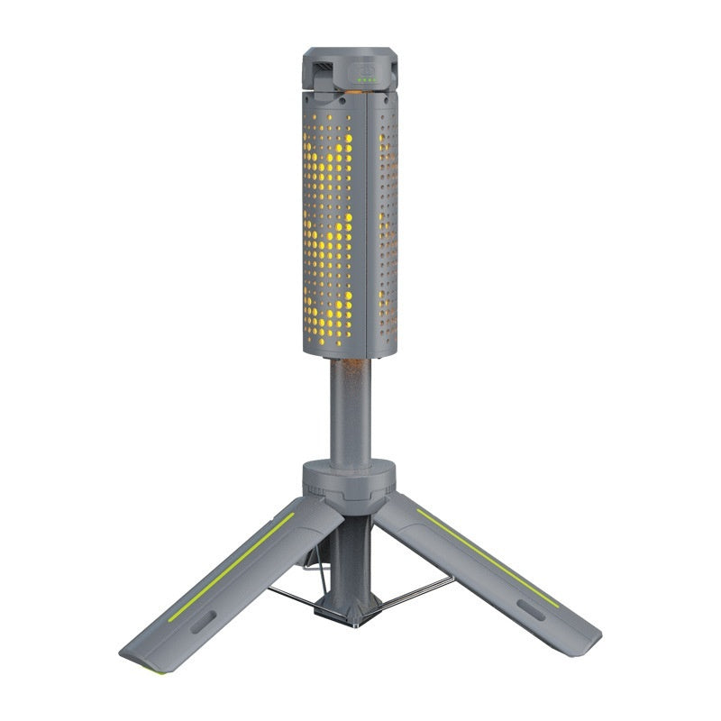 Illuminate Your Adventures with the Rechargeable Three-leaf Bracket Camping Lantern